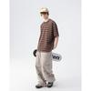Demana Striped Color-block Short Sleeve T-shirt