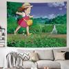 VIKAMA Totoro Tapestry Studio Ghibli Bedroom Wall Hanging Cozy Home Accent Adorable Dorm Gift Cute Living Room Artwork