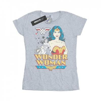 Damen/Damen Wonder Woman Posing Baumwoll-T-Shirt