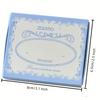 30pcs Vintage Boxed Sticky Notes Paper with Embossed Paper Thick Card Material Art Embossed Journaling Supplies Decorative Paper