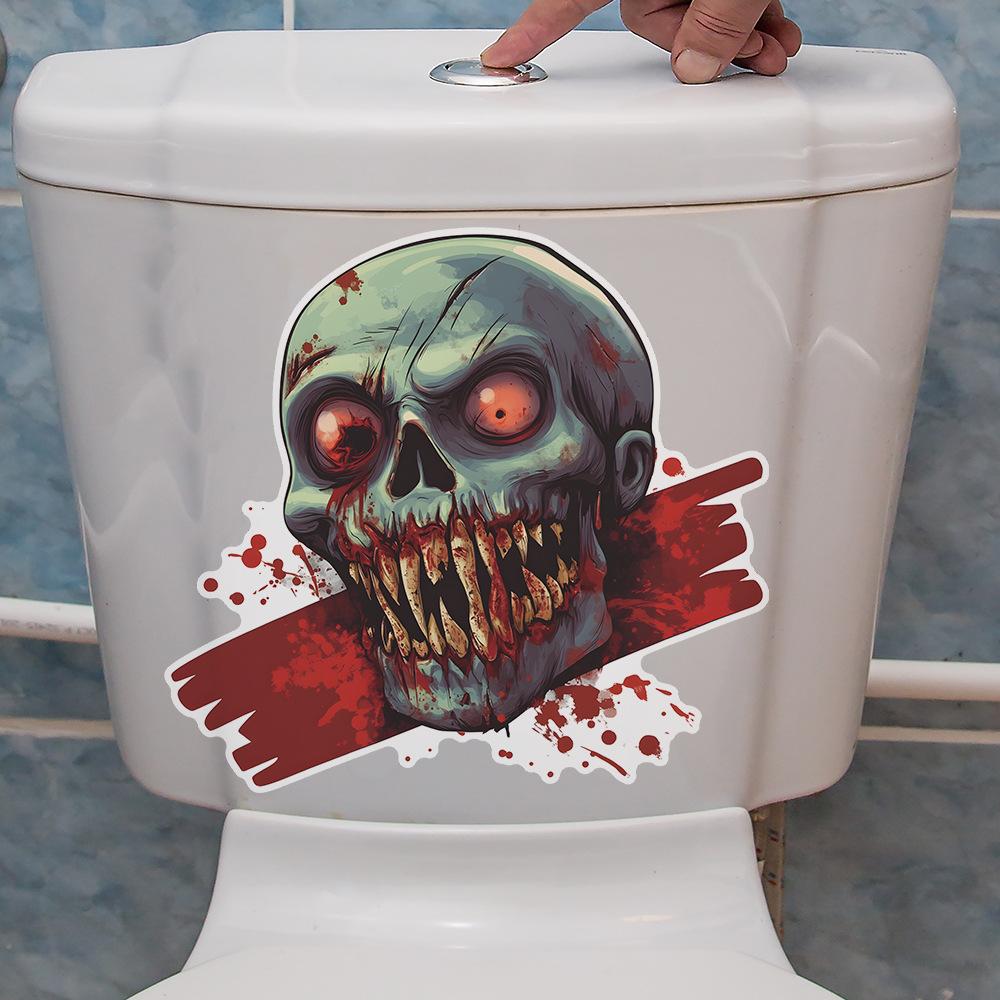 Halloween Horror Totenkopf Schlafzimmer Wohnzimmer Eingangshalle Atmosphäre Dekoration Wandaufkleber