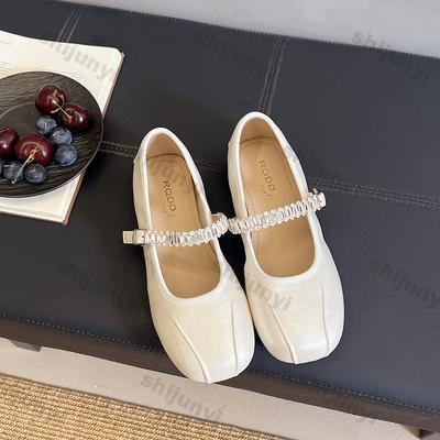 Fashion Women's Flats 2025 Summer Fashion Rhinestone Luxury Mary Jane Shoes Lightweight Comfortable Elegant Buckle Strap Casual Shoes