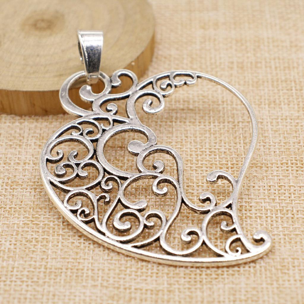 Silver Color Charm Pendants for DIY Bracelet Necklace Jewelry Making Findings