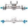 1/24 SCX24 Aluminum Front Rear Straight Axle With Hydraulic Steering Link for  SCX24 Deadbolt 90081 C10 JEEP Gladiator