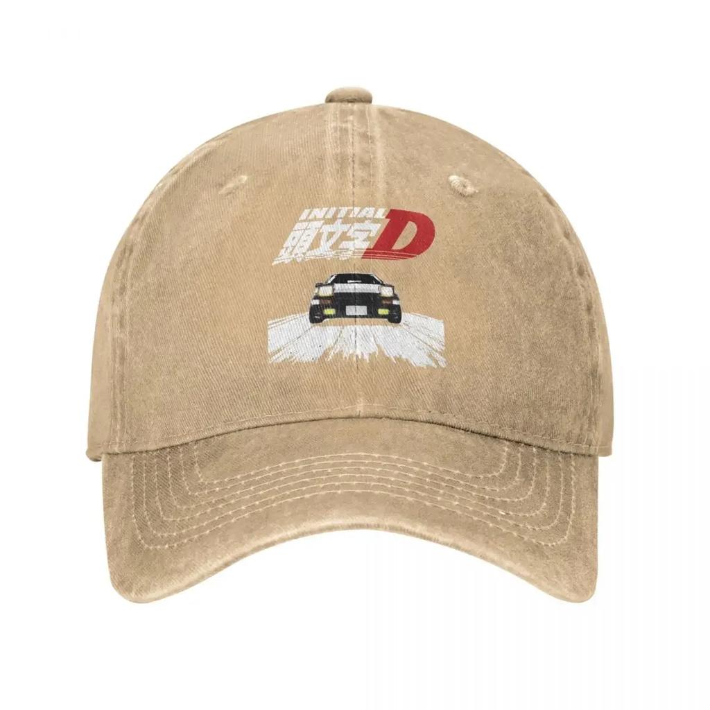 Initial D AE86 Denim Baseballkappe Hut Dad Anime Rennkappe Sommer Herbst Klassisch Kappe
