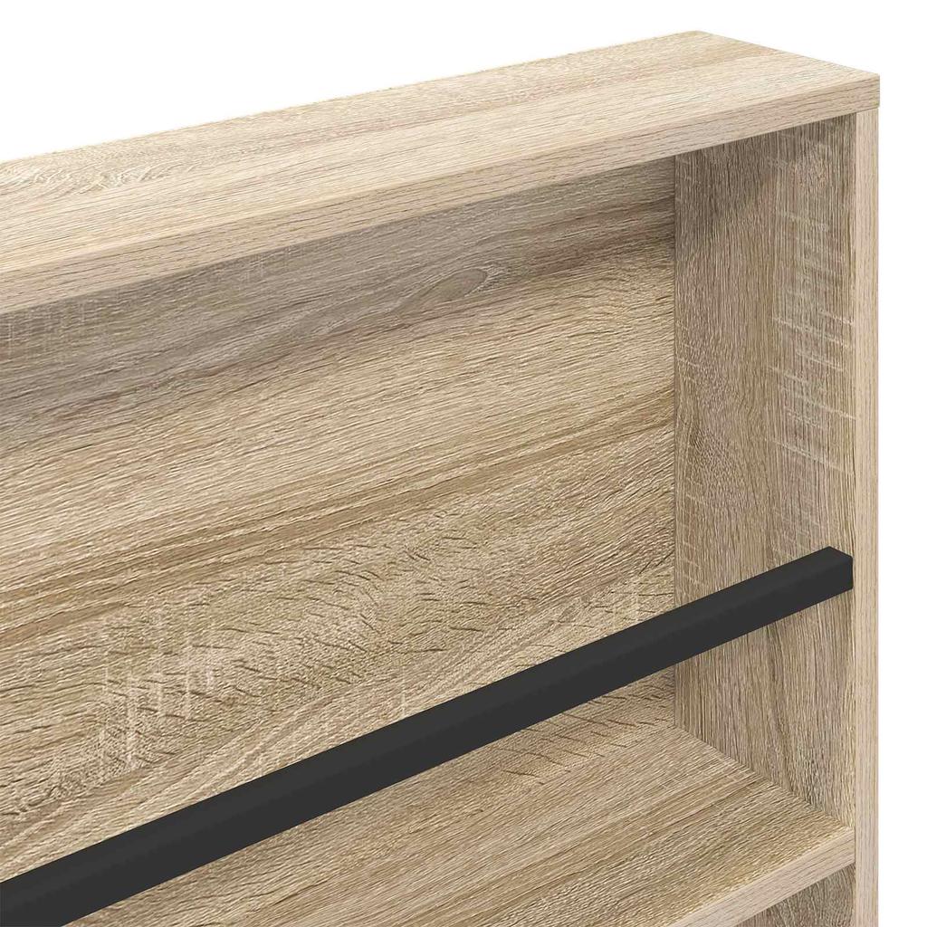 Magazine Rack Sonoma Oak 80 x 12 x 70 cm Particleboard