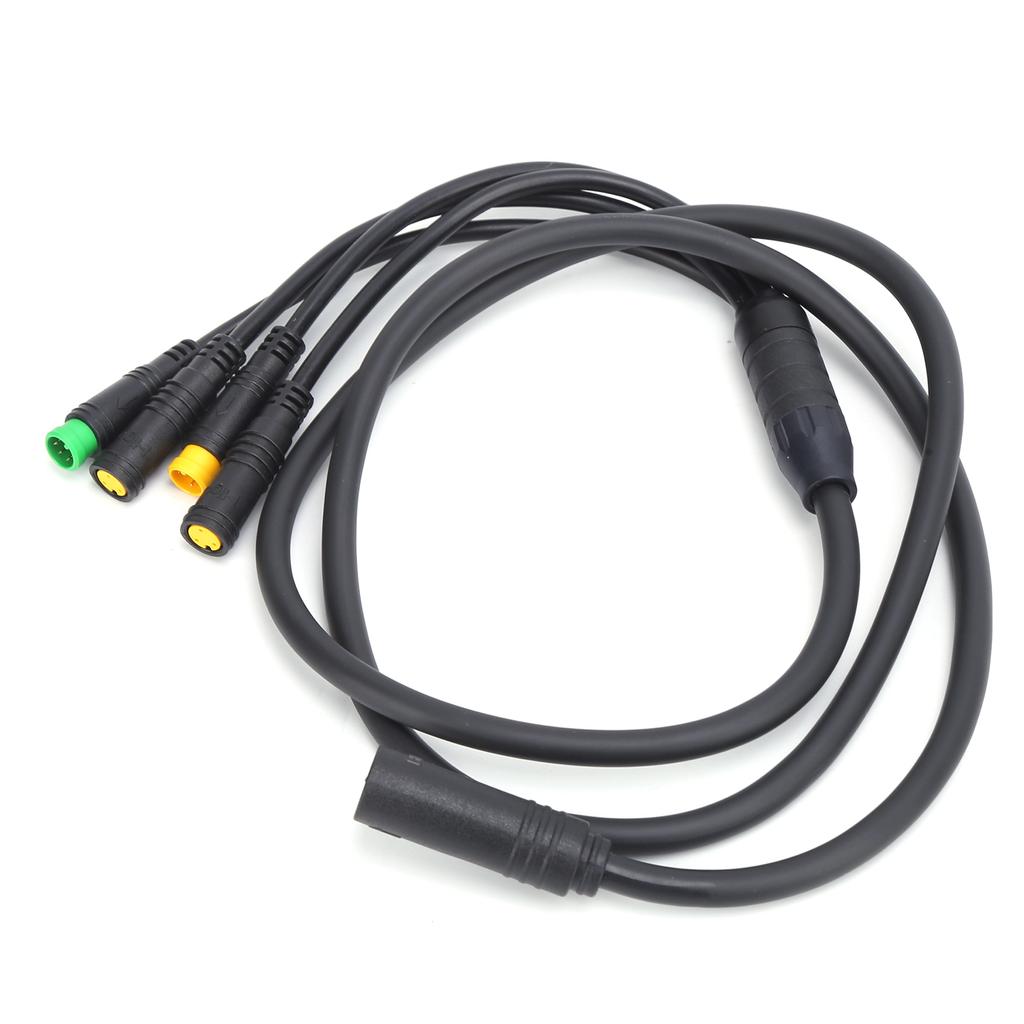 Waterproof 1T4 Electric Bike Cable Harness Gear Sensor Extension Cable for BAFANG BBS01BBS02 Mid