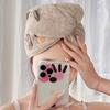 Quick Drying Capybara Towel Combed Cotton Shower Cap Gift Coral Velvet Bathing Cap  Pool