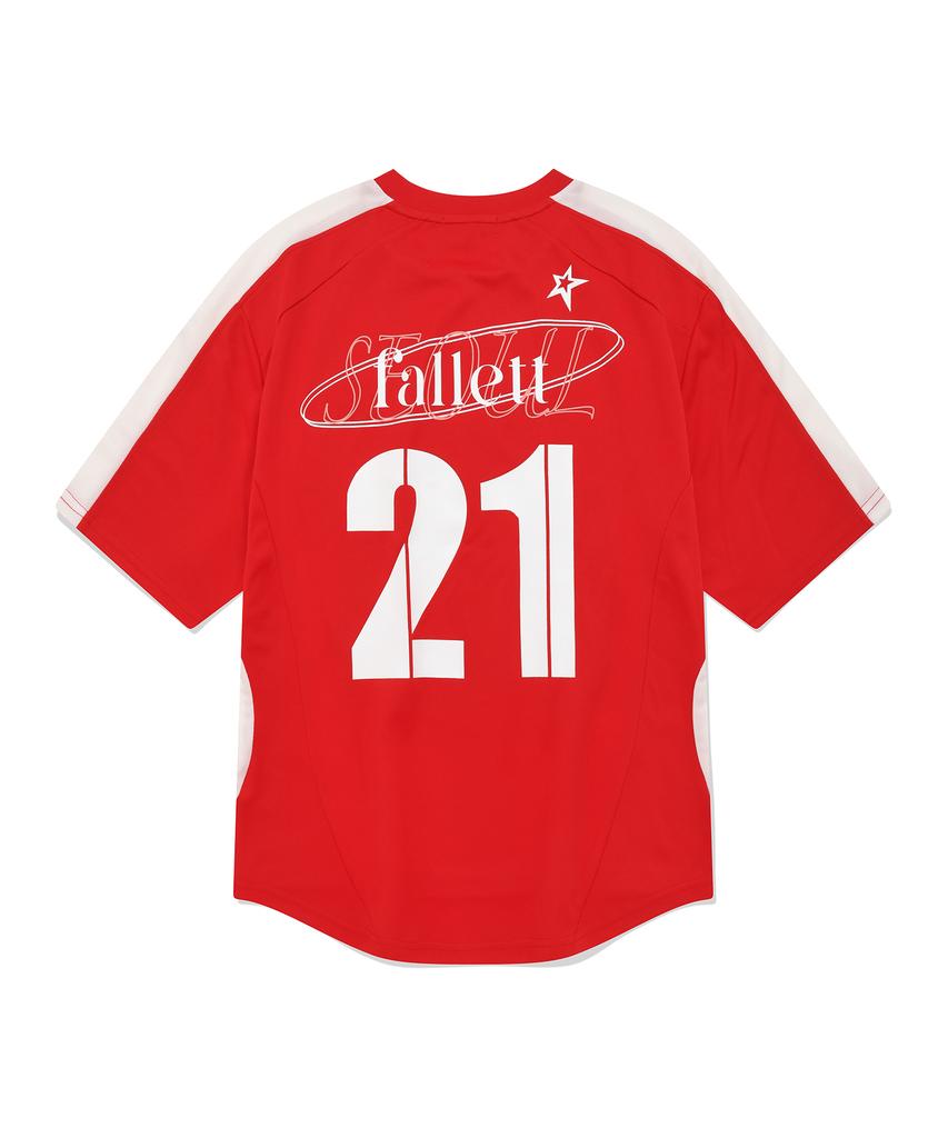 FALLETT Sports Club Football Jersey Red