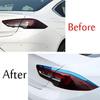 For Buick Regal 2018-2020 Blue Titanium Rear Headlight Eyebrow Eyelid Strip Trim