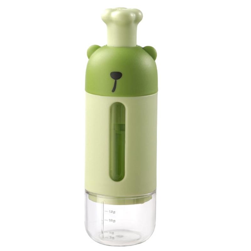 Space Saving Kitchen Spice Dispenser Press Type Portion Control Sealed Lid Food Safe Storage For Baking Seasonings