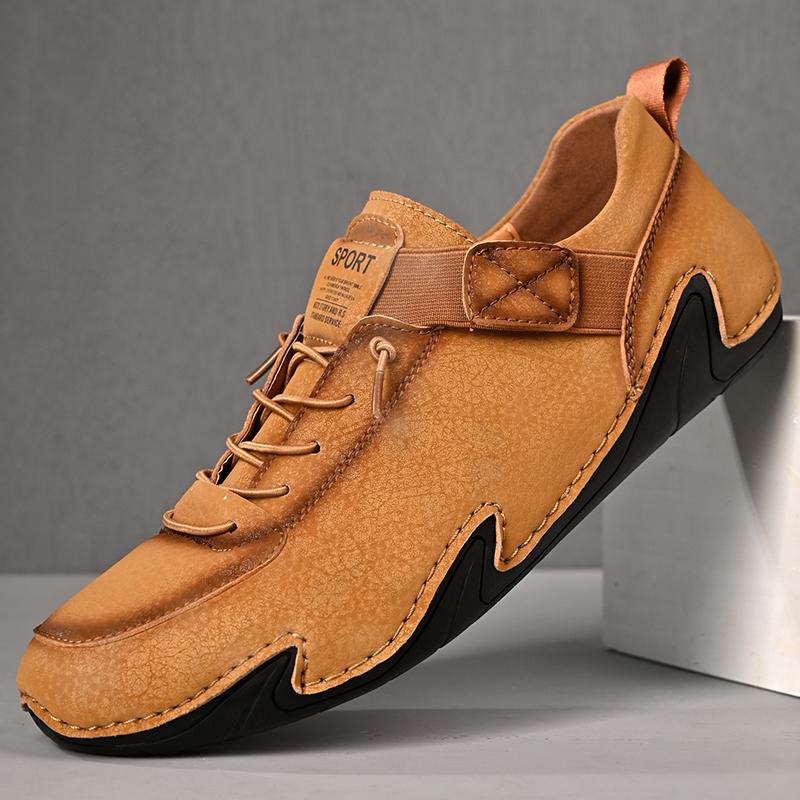 

Кожаные туфли Пенни Мужские лоферы Слипоны Повседневная мужская обувь Комфортная обувь для вождения Мужская обувь на плоской подошве Прогулочная обувь Большой размер 48 13