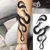 10 Sheets Realistic Snake Temporary Tattoos For Women Men Arm 3D Tattoos Sticker Black Tribal Cobra Mamba Viper Serpent Tatoos