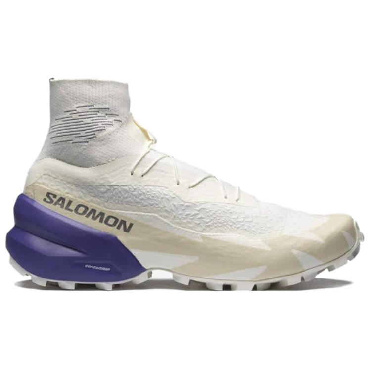 SALOMON Speedcross Advanced Comfortable Lightweight Shock Absorbing Slip Resistant Durable Mid-Top Running Shoes Unisex Running Shoes Vanilla 475733