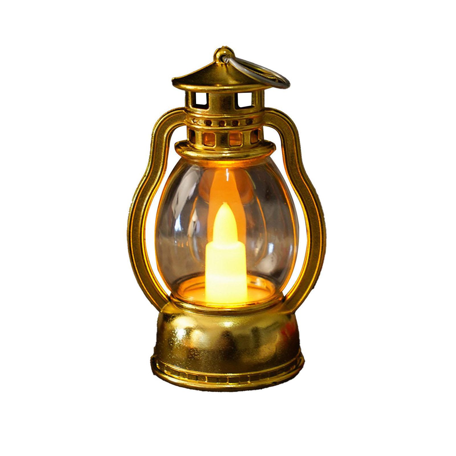 

Рождественское украшение Ретро маленькая масляная лампа, Рождественский подарок Маленькая конская лампа Креативные украшения для создания атмосферы в баре