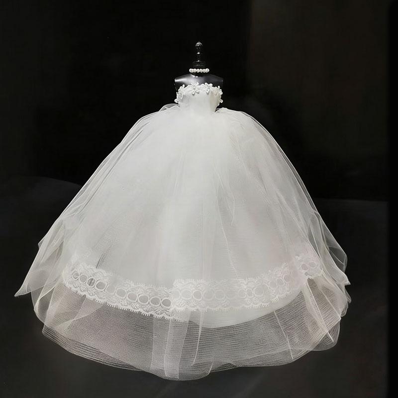 Vallentines Day Present 26CM Princess Wedding Dress Beautiful Party Stage Gown Doll Clothes For Doll Accessories Gift Toy