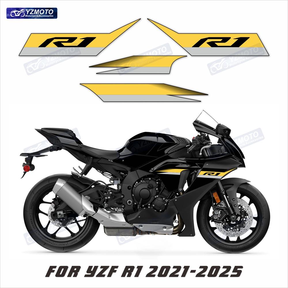 For YZF R1 YZF-R1 2020 2021 2022 2023 2024 Motorcycle Racing Fairing Stickers Reflective Body Decoration Decal Sticker