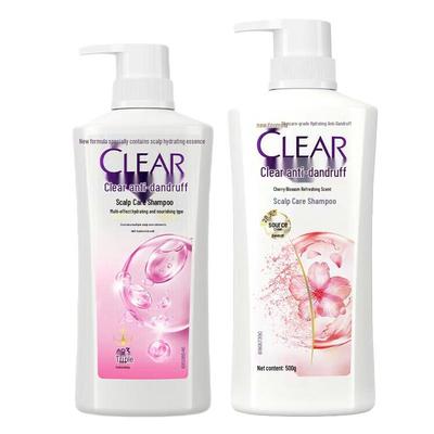 Clear Cherry Blossom Dew & Scalp Care Shampoo Set