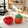 Dragon Egg Storage Container Strawberry with Movable Dragon, 3D Printed Fidget Toy Poseable Flexible Joints, Decoration for Home Office Miniature