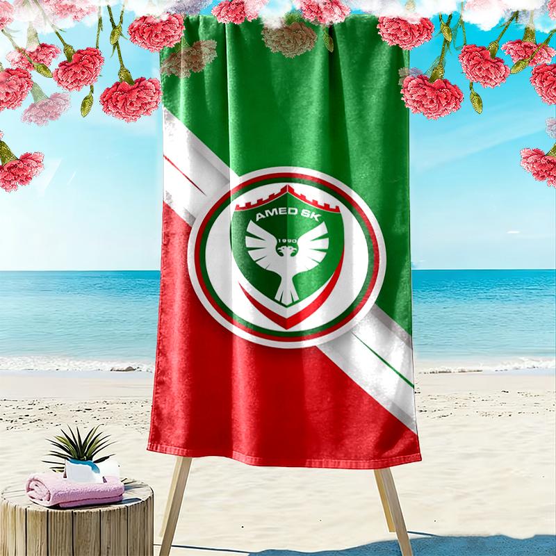 Amedspor Print Beach Towel Large Soft Quick Dry Towel For Beach Camping Swimming