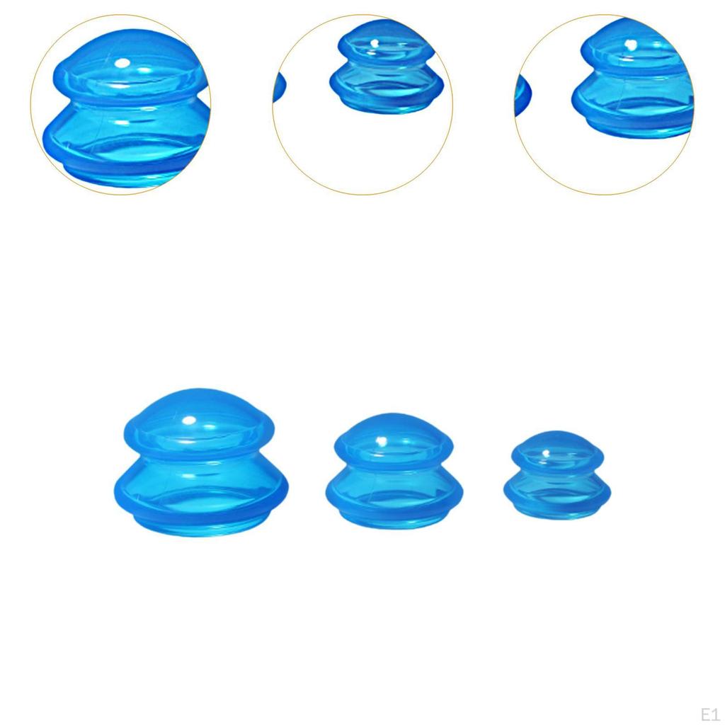3 sztuki baniek do masażu antycellulitowego, chińskie bańki, profesjonalne bańki próżniowe do ciała i nóg
