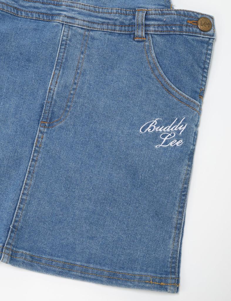 Buddy Lee Denim Jumper Skirt for 221186029 Girls, Blue,