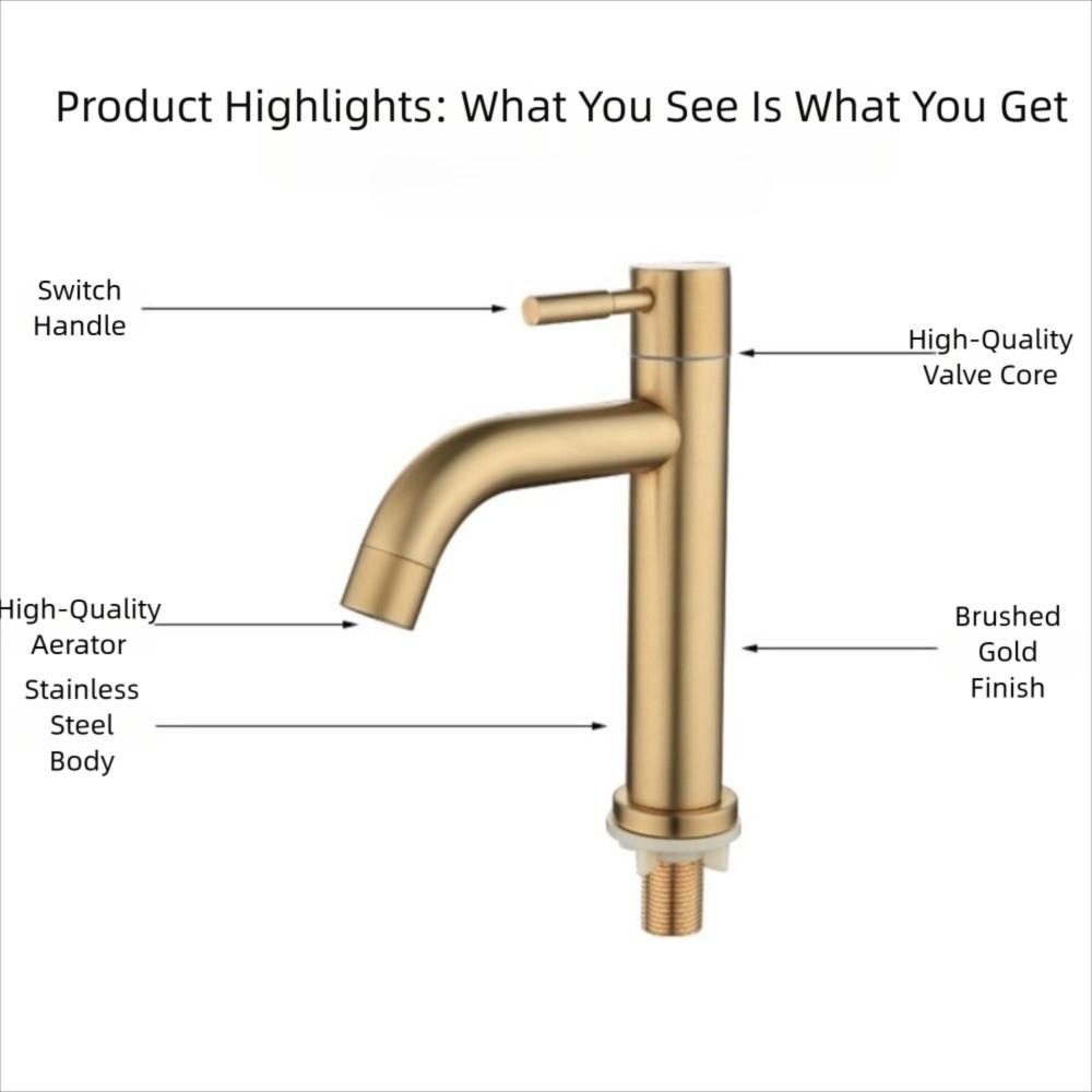 Single Handle Bathroom Basin Faucet Sink Tap Vintage Bathroom Faucet  Household