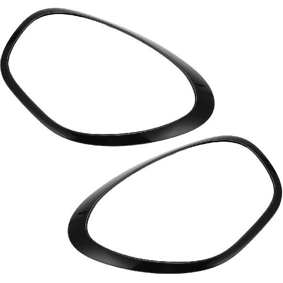 Headlight Trim Bezel for Mini Cooper Countryman 2011-2016 No.51139801573/51139801574 Front Left Right Headlamp Bezel Headlight Cover Decor Black 1