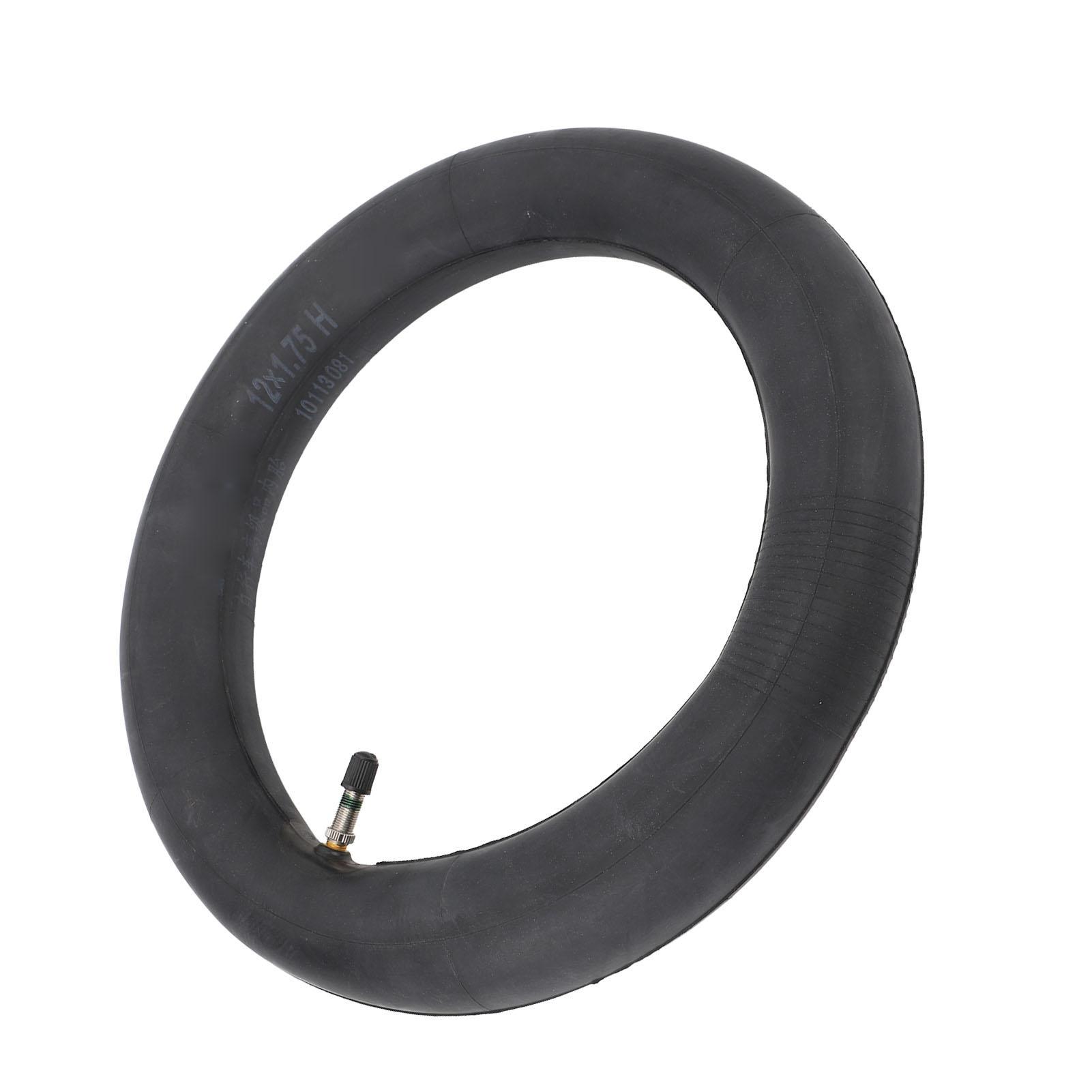 12x1.75 Kids Bike Inner Tube Rubber Kids Bike Interior Tire Tube with Straight Valve for Replacement