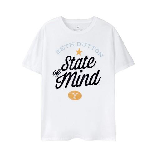 Yellowstone Damen/Damen Beth Dutton State Of Mind T-Shirt