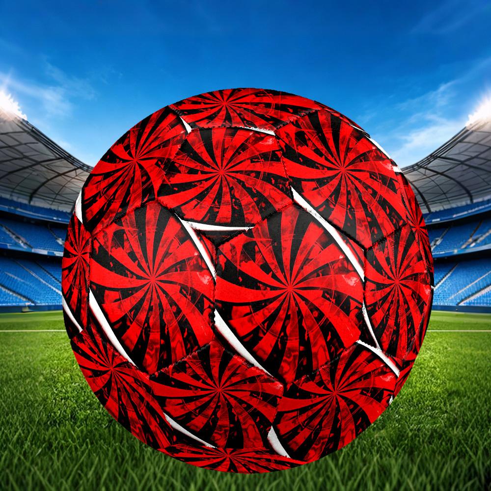 1pc Swirl Size 5 Soccer Ball Professional Match Training Football Indoor &Outdoor Sports Ball Lightweight Durable c6551
