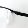 Kids TR90 Optical Glasses Oval Frame Size 48 with Elastic Strap Retainer Flexible Bendable for Boys Girls 6-10 Years Old