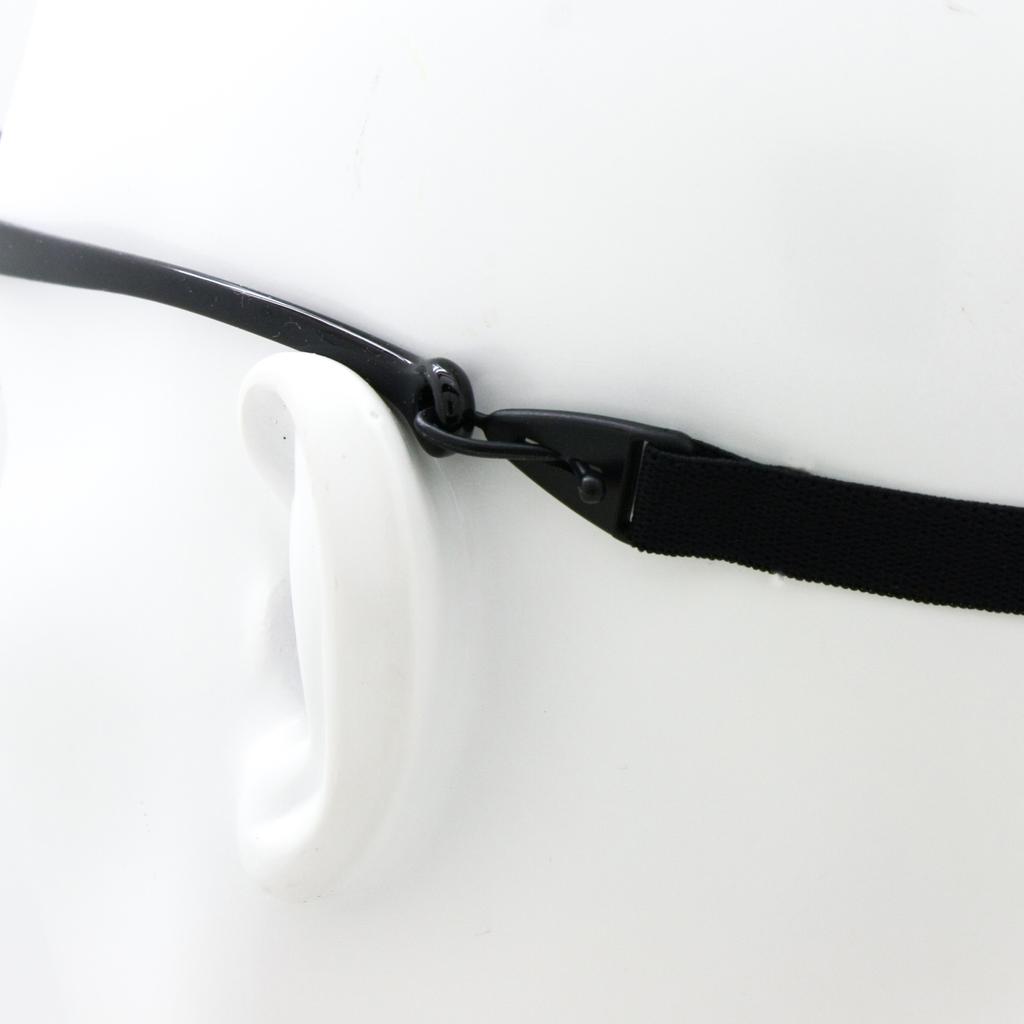 Kids TR90 Optical Glasses Oval Frame Size 48 with Elastic Strap Retainer Flexible Bendable for Boys Girls 6-10 Years Old