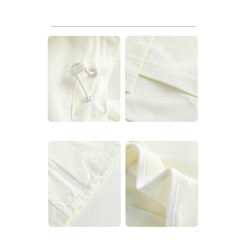 Female Lightweight Breathable Ice Silk Women Summer UV Protection Jacket Sporty Coat Anti-Uv Long Sleeve Zipper Coat