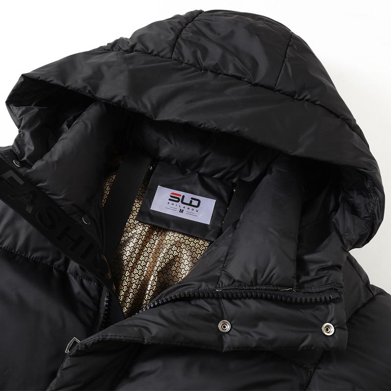 Fashion Winter Woman Long Parkas Hooded Loose Thick Warm Jacket Black Overcoat Women's Coats
