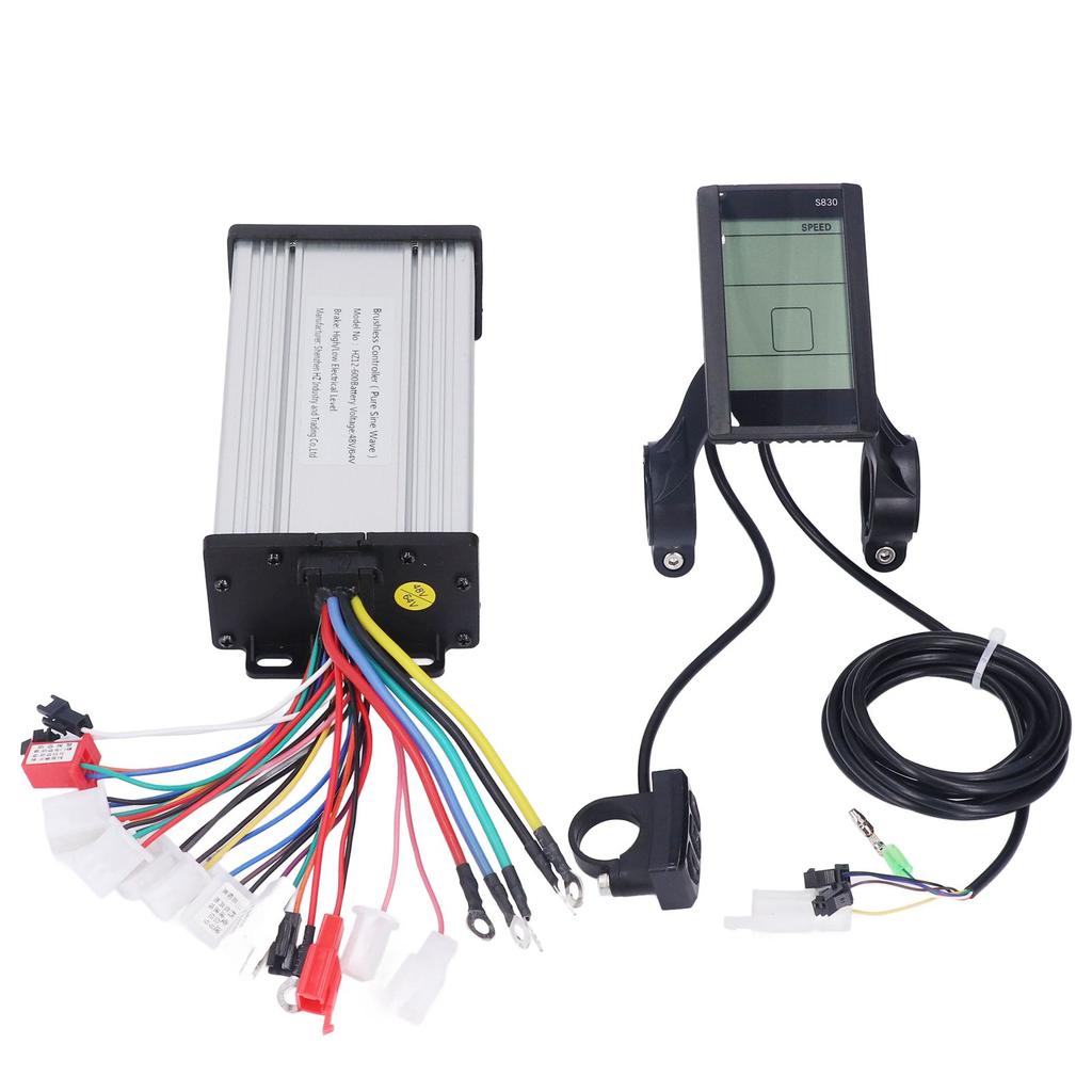 48V 64V 600W Sine Wave Controller S830 LCD Panel Set Brushless Motor Controller for Electric Scooter