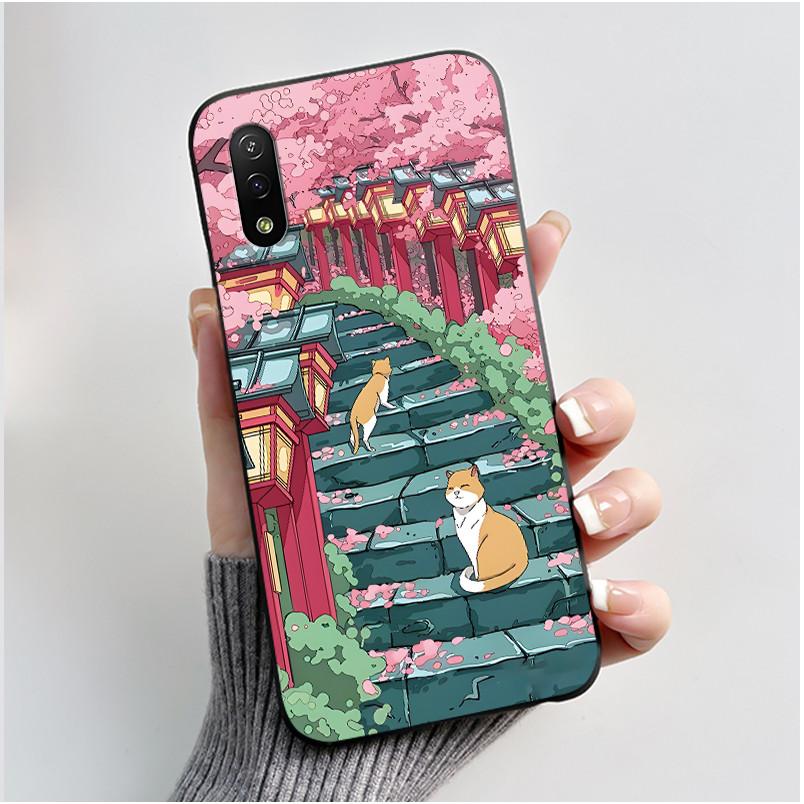 Cute Case For Sony Xperia Ace II SO-41B / Xperia Ace III / ACE 3 Printing Shell Protective Cover Soft Silicone Cartoon Casing
