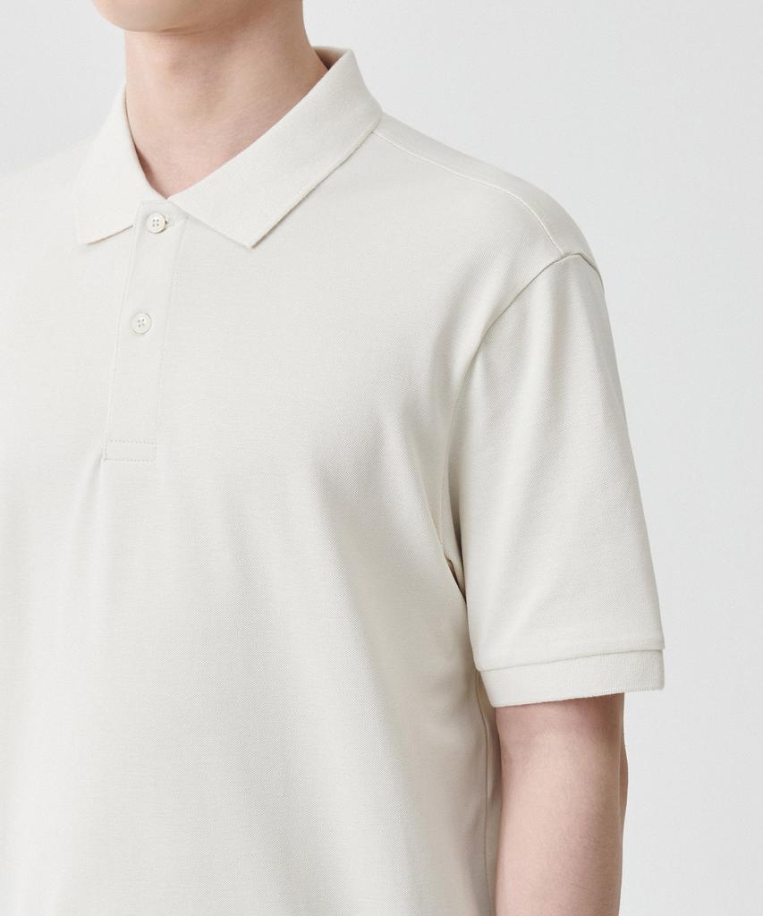 MUSINSA STANDARD [Cooltandard] Pique Polo Shirt [Cream]