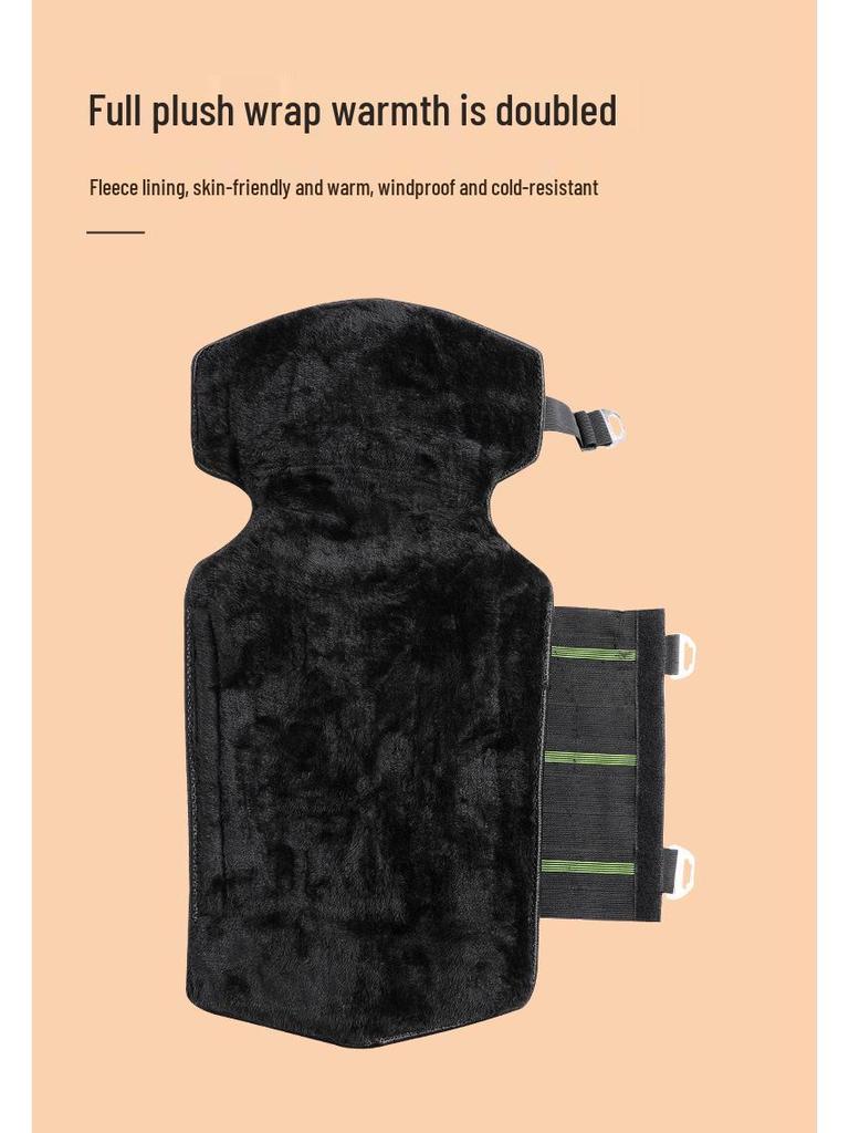 Motocyklowe Zimowe Nakolanniki: Wiatroodporne, Mrozoodporne, Antykolizyjne, Pogrubione Ochraniacze Skorupy Żółwia dla Ciepłej Jazdy