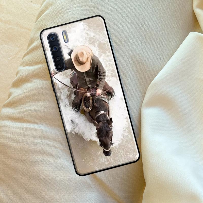 Rodeo Cowboy Lasso For OPPO A79 A38 A58 A78 A98 A54 A74 A94 A16 A76 A96 A5 A9 A52 A72 A15 A17 A57 A53S Case