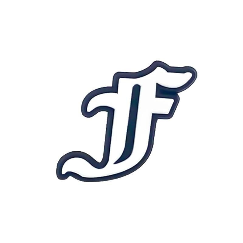 1 StückNeuer Stil Anhänger Altenglischer Buchstabe PVC Loch Schuh Schuhe Blume Silberner Buchstabe Schuhe Anhänger Schuhe Dekoratives Zubehör