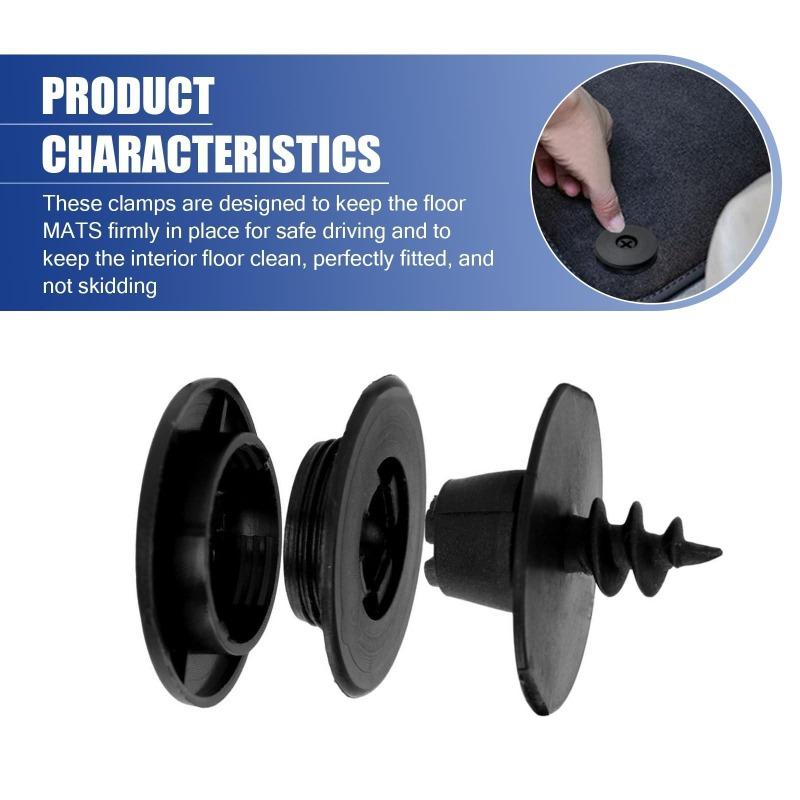 12PCs Universal Car Fastener Floor Mat Clips Carpet Fixing Clamps Buckles For VW All Models Clamps Holders Fasteners Anti Skid