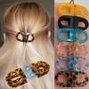 Französische Süße Magnetische Schleifen Haarspangen Starker Halt Haarklammern Rutschfeste Styling-Clips für Damen Mädchen Einfarbige Haarstyling-Werkzeuge