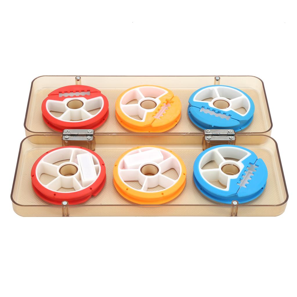 Silicone Fishing Line Storage Holders 6?Axis Colorful Fishing Line Winding Board Spool
