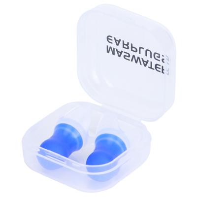 2 Stück Ohrstöpsel, wasserdicht, Geräuschreduzierung, Silikon, schützende Ohrstöpsel zum Schwimmen, Fliegen(blau