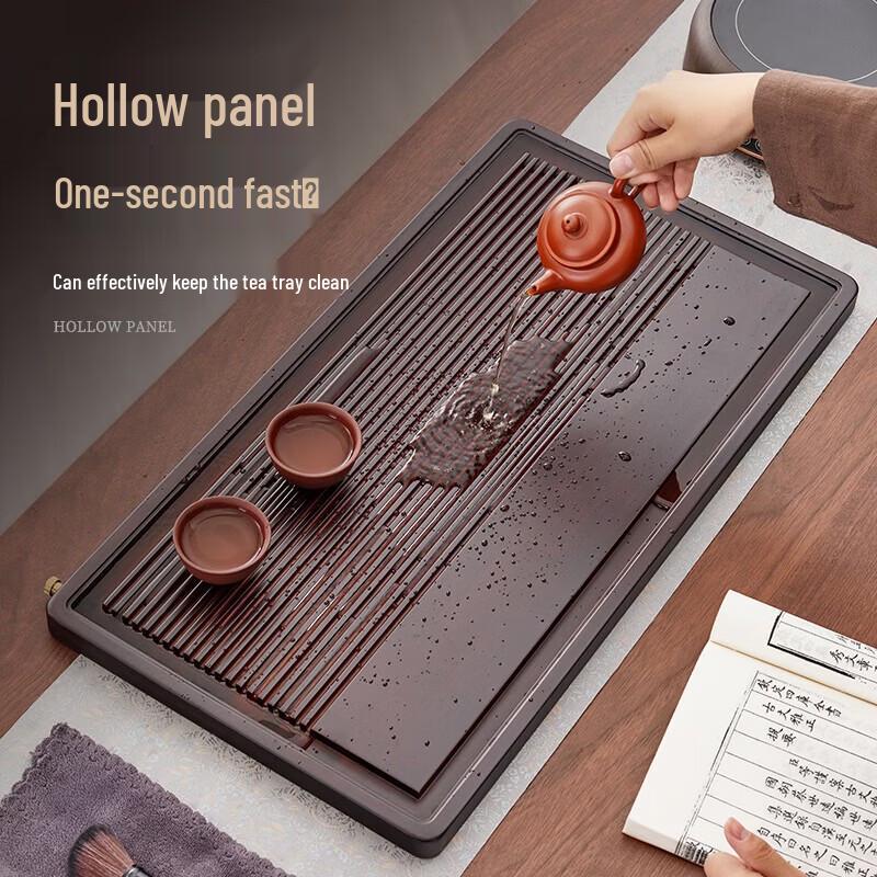 YIHUTEA Jingan Bamboo Drainage Tea Tray