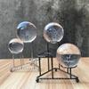 Large Capacity Triangular Ball Base Silver/Black/Gold Crystal Ball Stand  Office