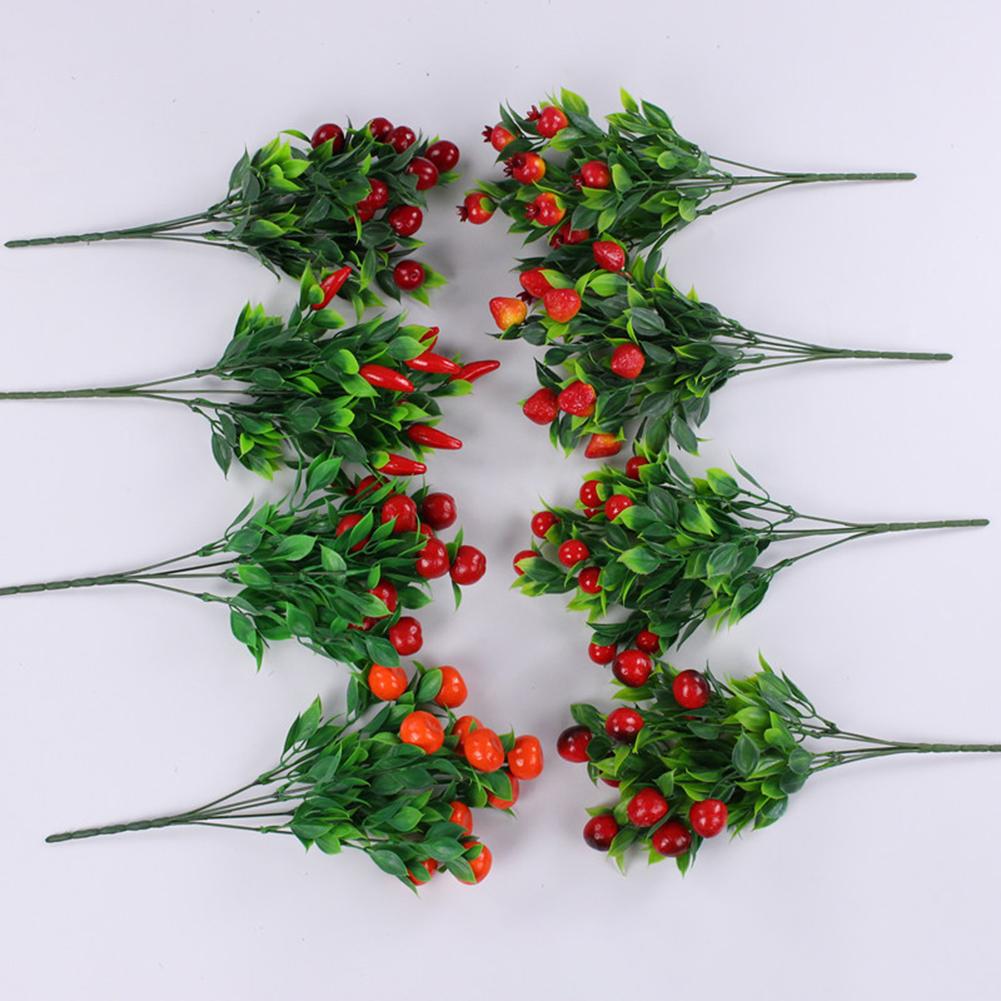 Simulated Plant Simulated Fruit Home Decoration Foam Orange Pepper Pomegranate
