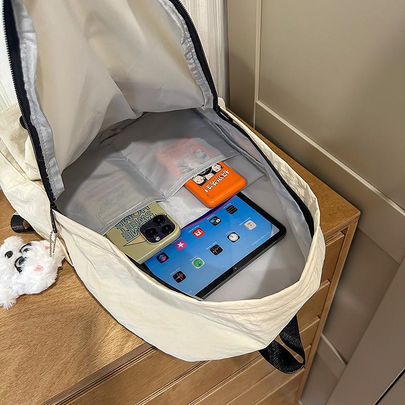 Junior High School Students Lightweight Schoolbag Women's Large Capacity Backpack