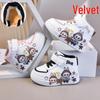 Autumn/Winter 2025 Girls' Cute Rabbit Toddler Sports Shoes - Soft Sole, Versatile, White